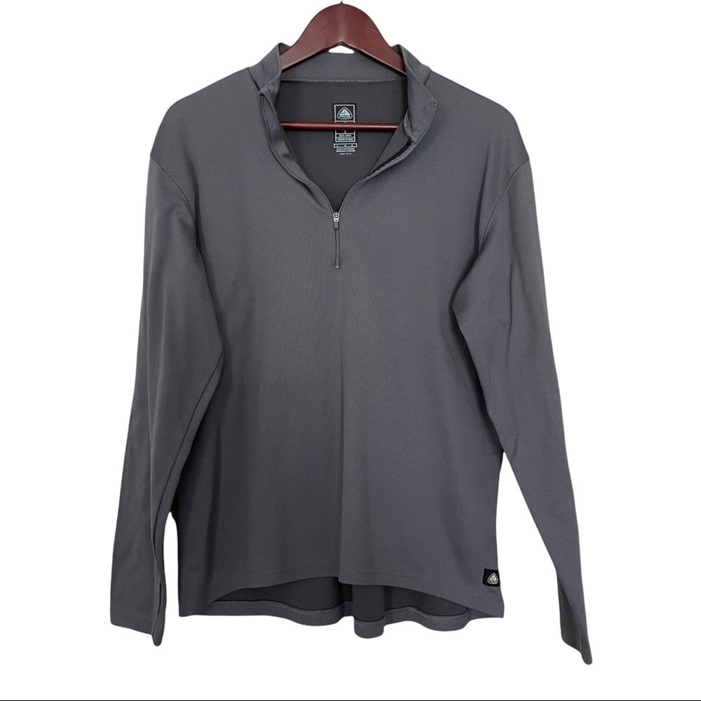 Nike ACG 1/4 Quarter Zip Long Sleeve Base Layer Pullover Gray Men’s Large